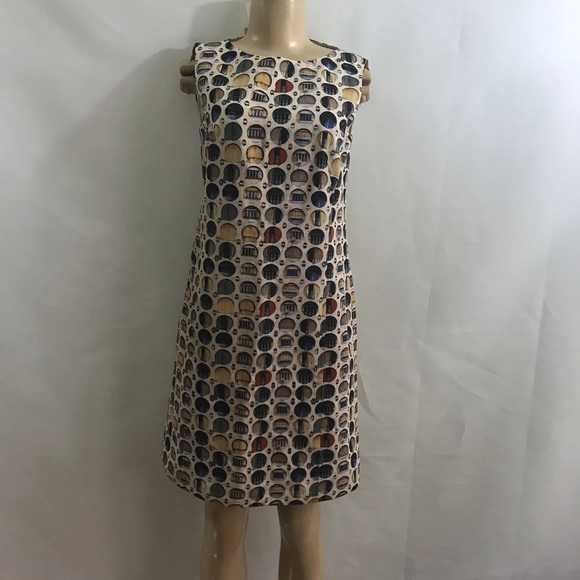 AKRIS PUNTO 🔥sleeveless color block midi dress - Picture 2 of 16